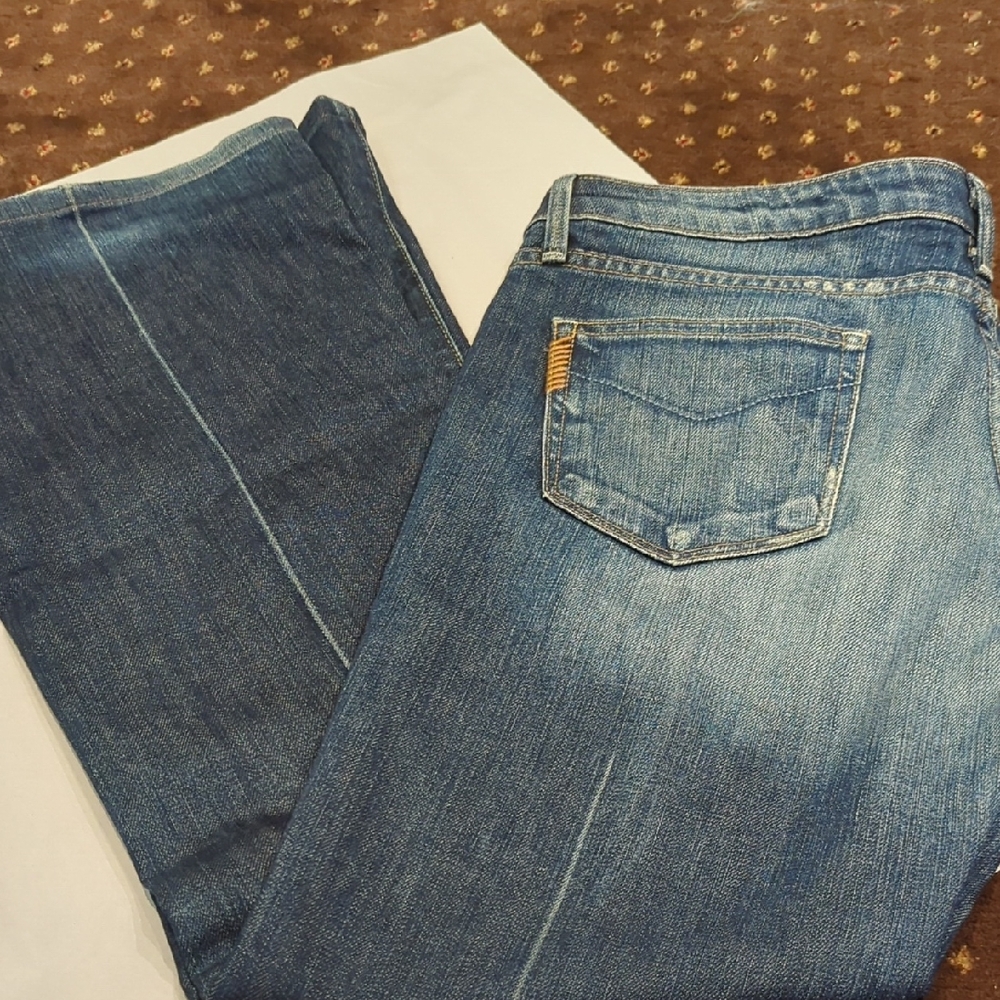 PAIGE Blue Boot Cut Jeans